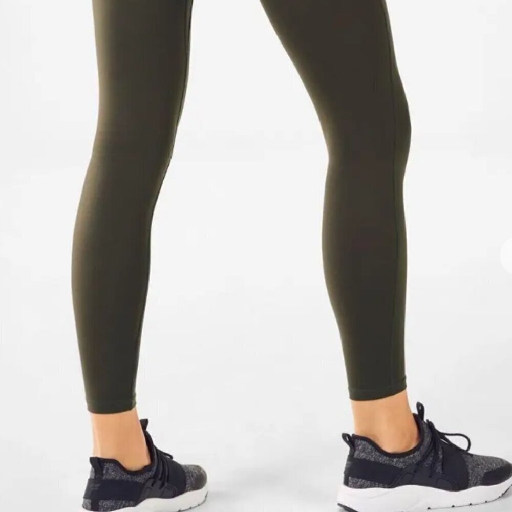 Fabletics Trinity Motion 365 Leggings Green Size XS High Waist Army Olive - Picture 3 of 8